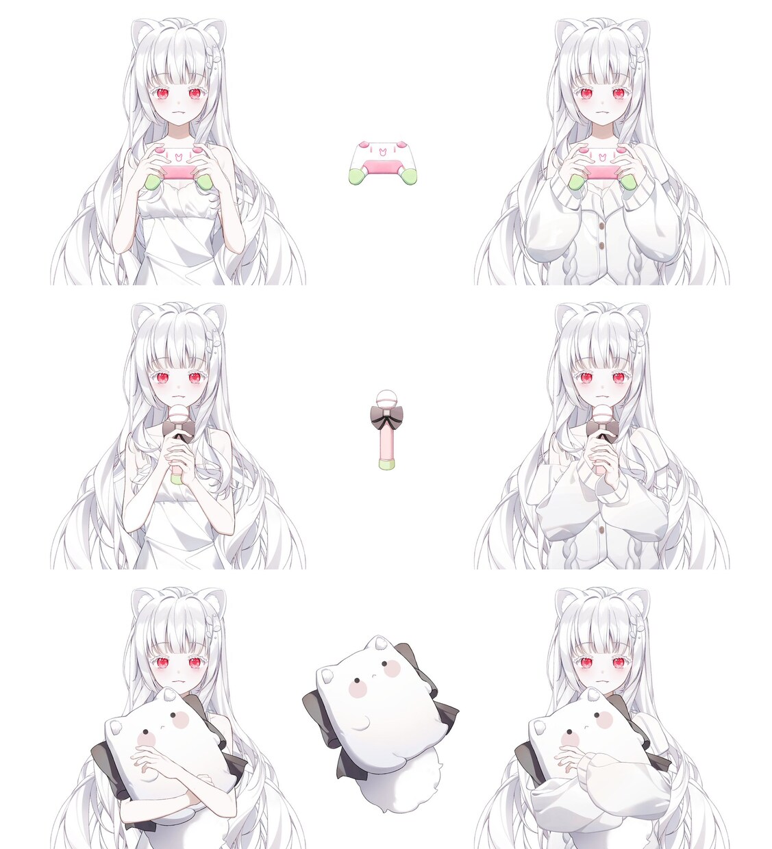 Live2D illust パーツ分けます オリジナルのキャラクターをより魅力的に/デザインも可能です！ イメージ7