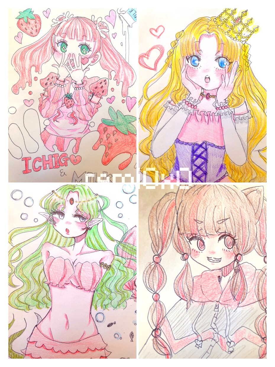 世界に一つだけの可愛い女の子描きます 詳しい相談で理想のイラストをお届け！ イメージ4