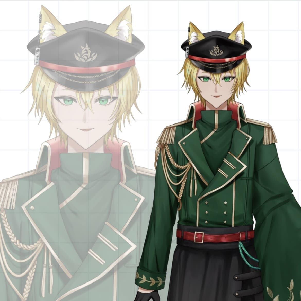 オリジナルキャラクターの立ち絵制作します 短納期◎高画質◎商用利用可◎衣装デザインのみ可◎ イメージ8