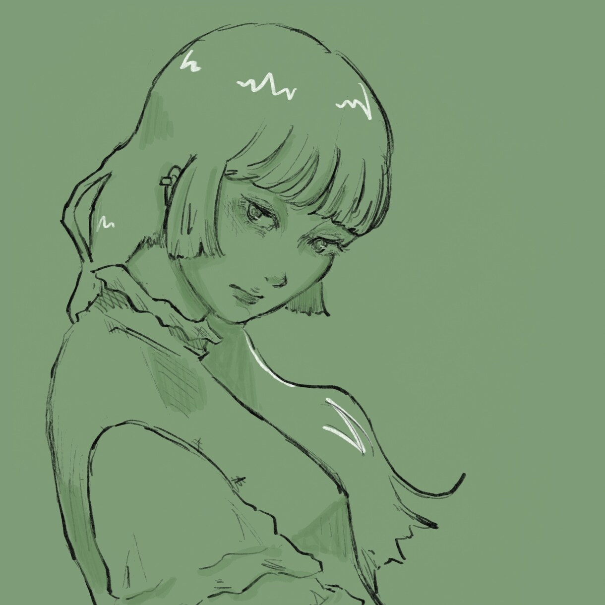 SNS用アイコンの制作をします 単色とあなたのイメージをイラストに イメージ1