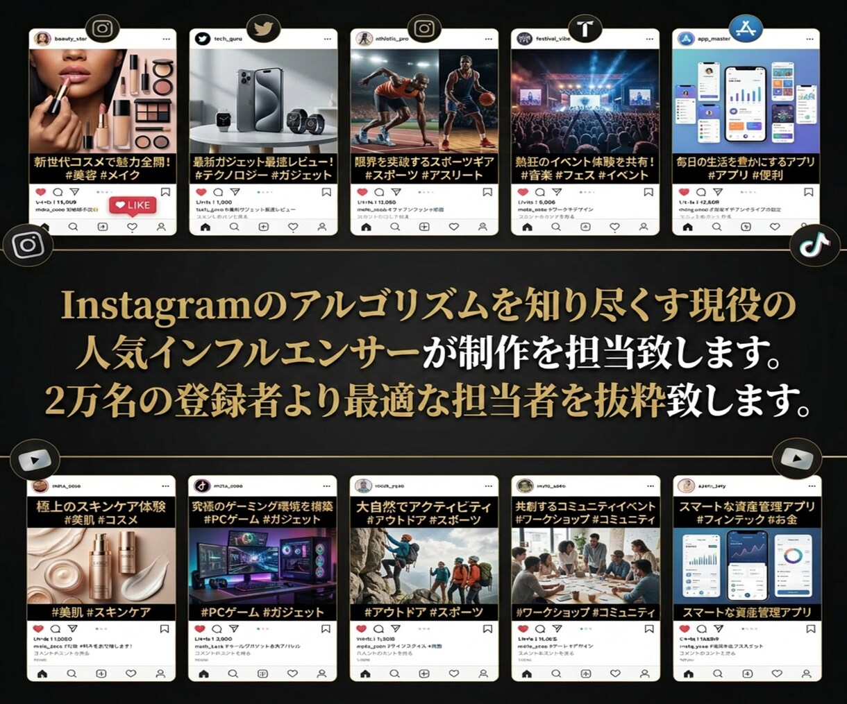 フォロワー7億のインスタプロに運用代行依頼頂けます ヒット商品サービス多数誕生/1000万再生多数/ココナラ三冠 イメージ6