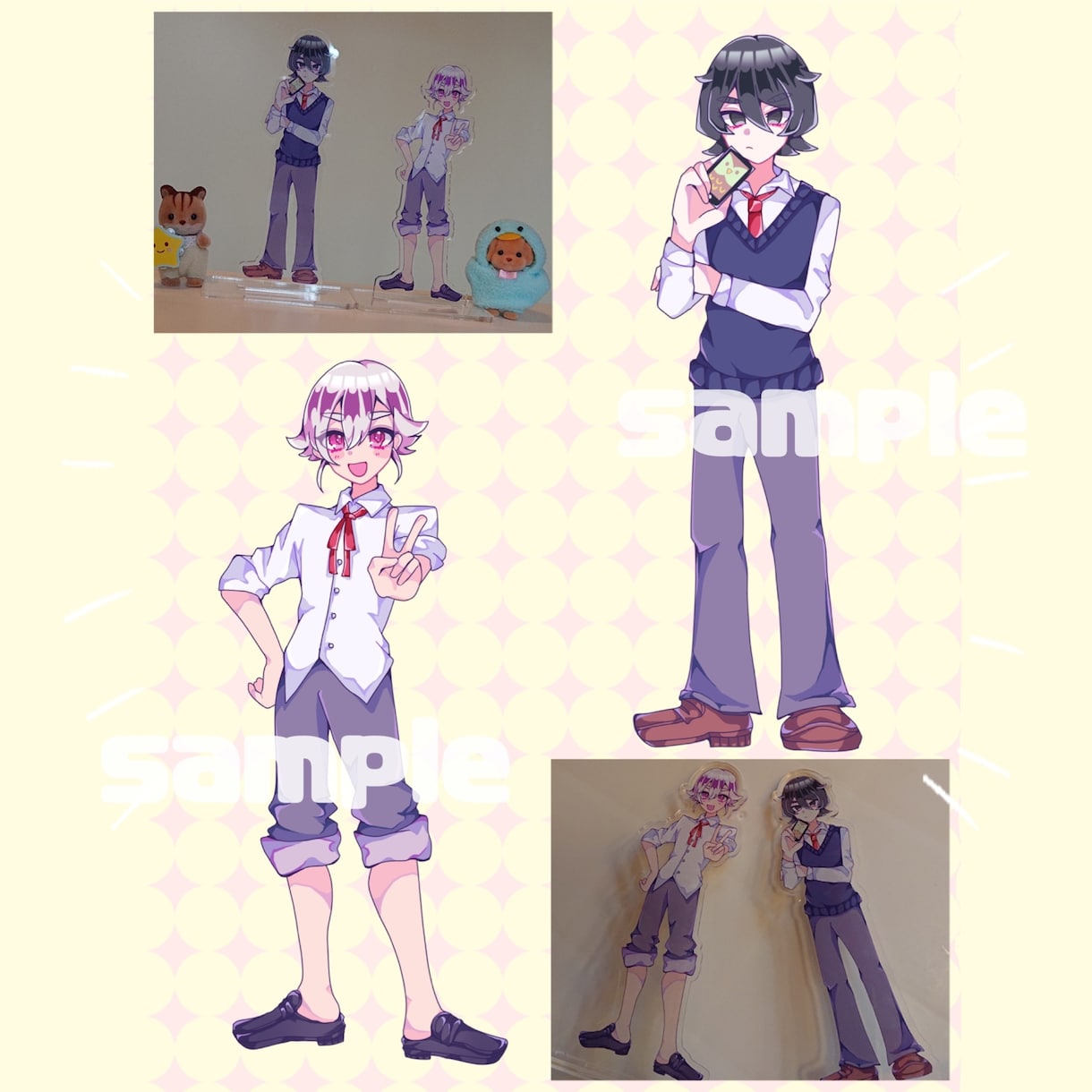 アイコン・ヘッダー・立ち絵などの制作承ります 色鮮やかでPOPなイラストで貴方の好きを描かせて頂きます！ イメージ9