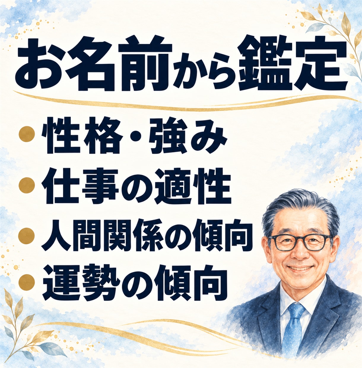 姓名判断で仕事と人間関係のお悩みに寄り添います 対面鑑定3年の幸元が、あなたの強みと次の一歩を一緒に考えます イメージ3