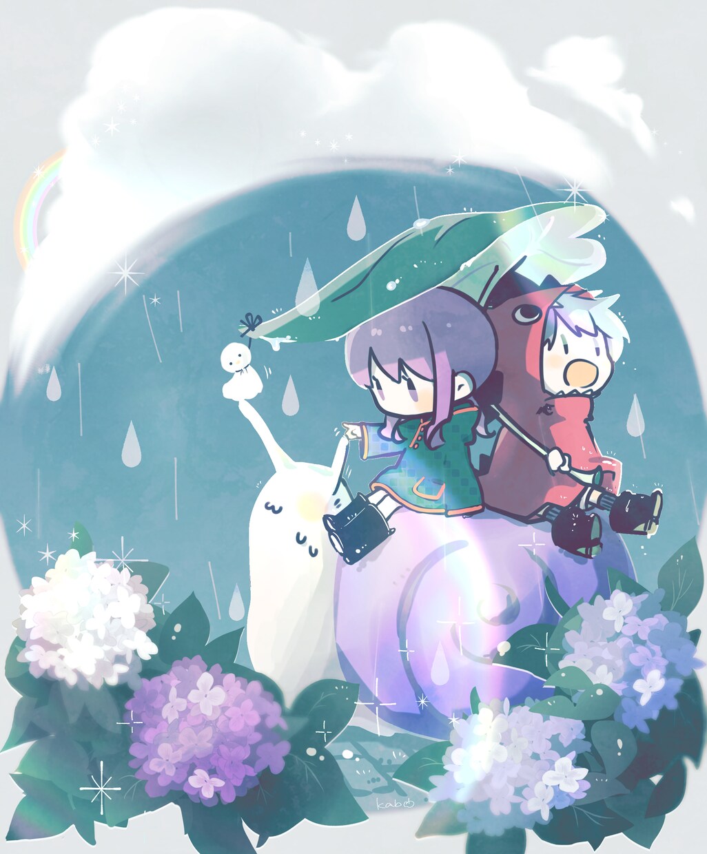一枚絵制作！かわいいデフォルメイラスト描きます 商用OK！ヘッダー、チャンネルアートなどお好きな用途に！ イメージ10