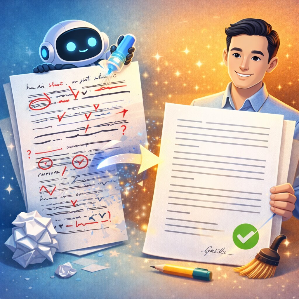 ＡＩ文章を学術英語にリライトします 繰り返し・ＡＩっぽさを自然に修正します イメージ1