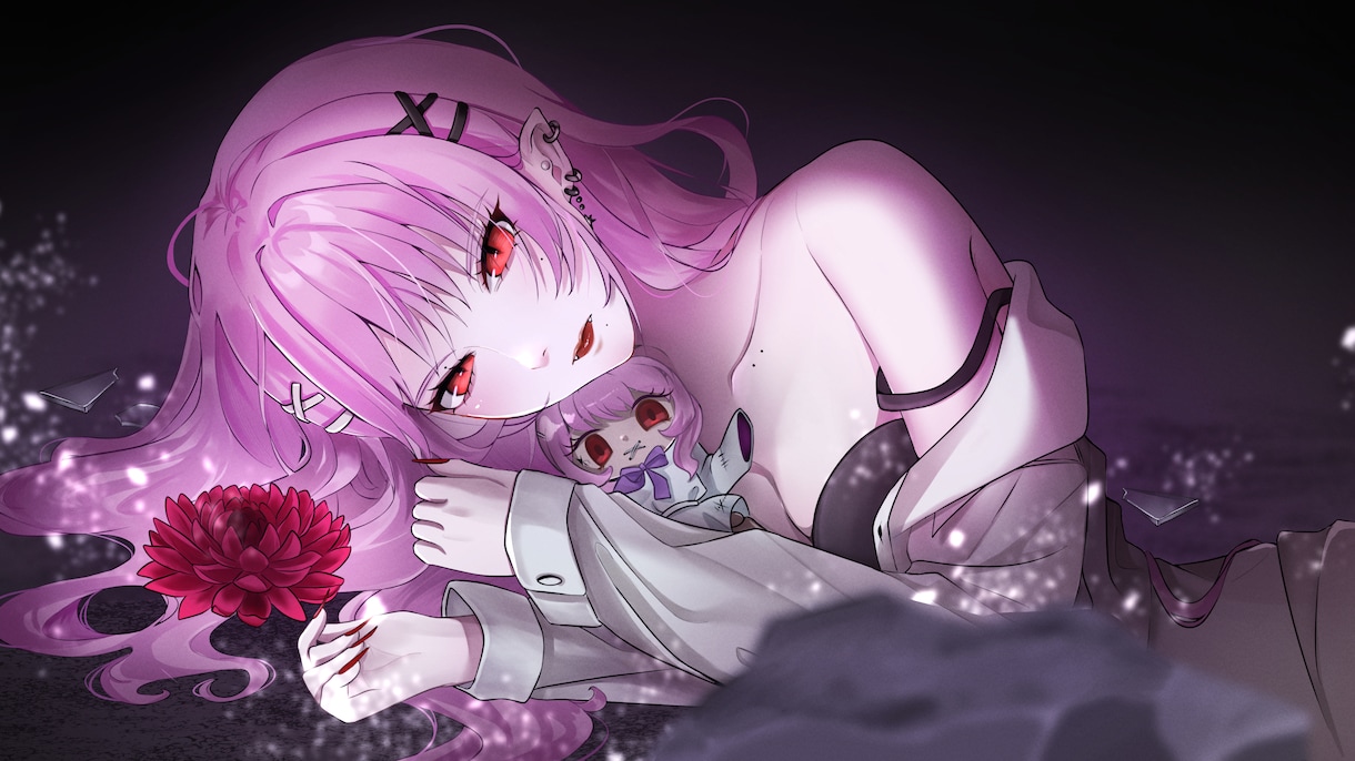 アイコン・MVイラスト・一枚絵描きます 可愛くて印象に残るイラスト制作します。 イメージ5