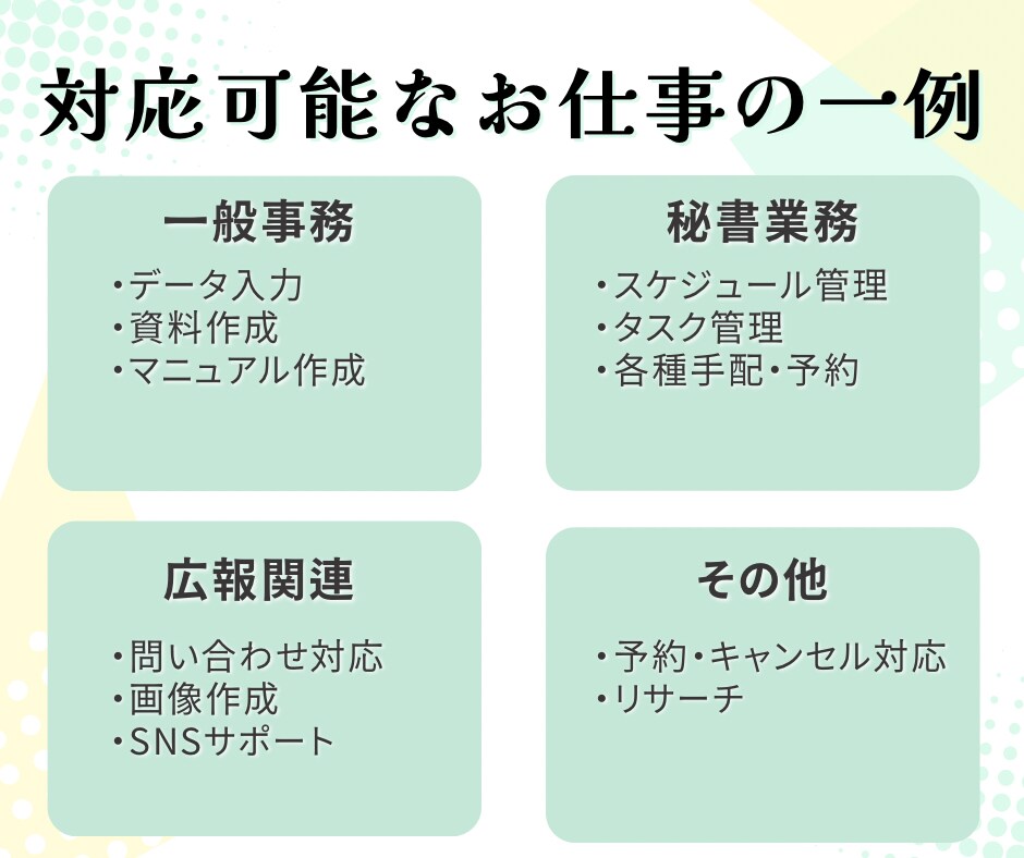 お試し2時間｜事務・秘書作業を丁寧に代行します 現役事務のオンライン秘書がバックオフィスを完全サポート！ イメージ3
