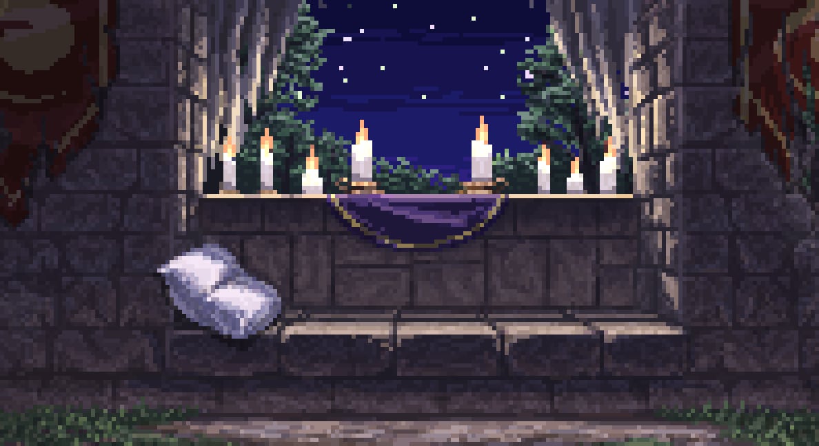 精密なドット絵背景イラスト制作します ゲームや配信、ヘッダー等に使える背景 イメージ6