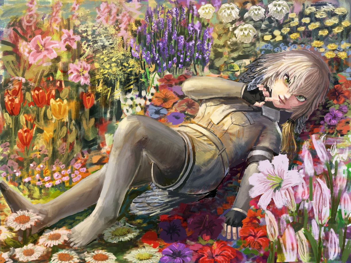 初回価格◆厚塗り系のイラストを製作します 観賞用、SNSのヘッダー、表紙、なんでも対応いたします イメージ2