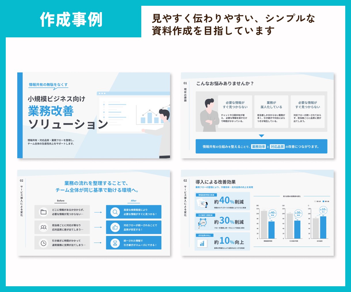 伝わりやすさと世界観を重視した資料を作成します 企画書やセミナー資料など、CanvaやFigmaで作成します イメージ6
