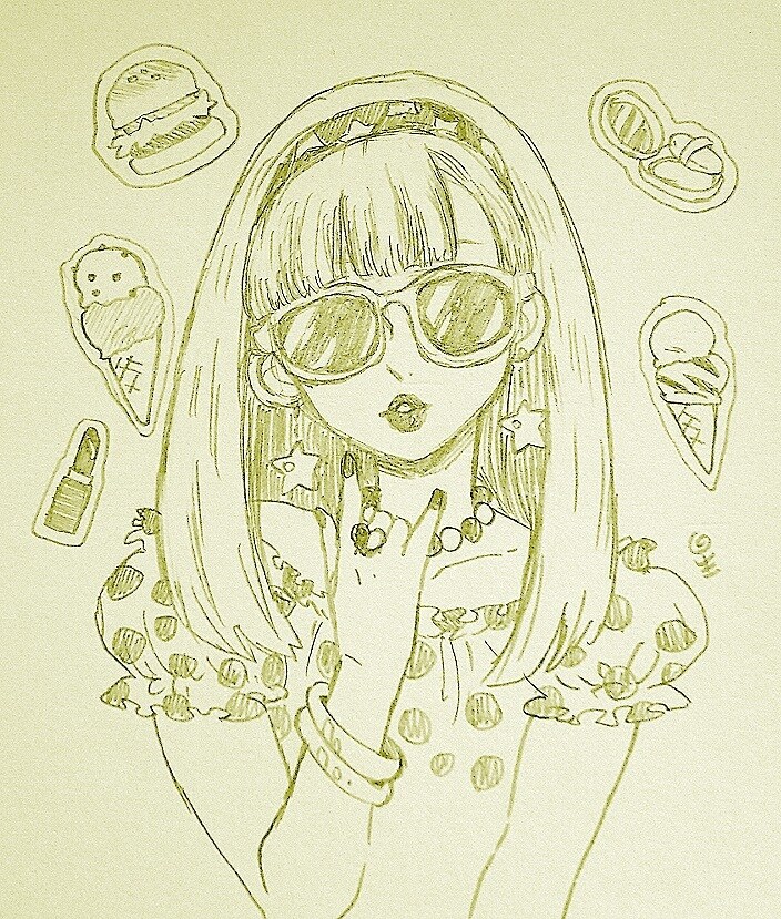 アナログイラスト描きます SNSなどでのアイコンなどにお好きに使ってください イメージ2