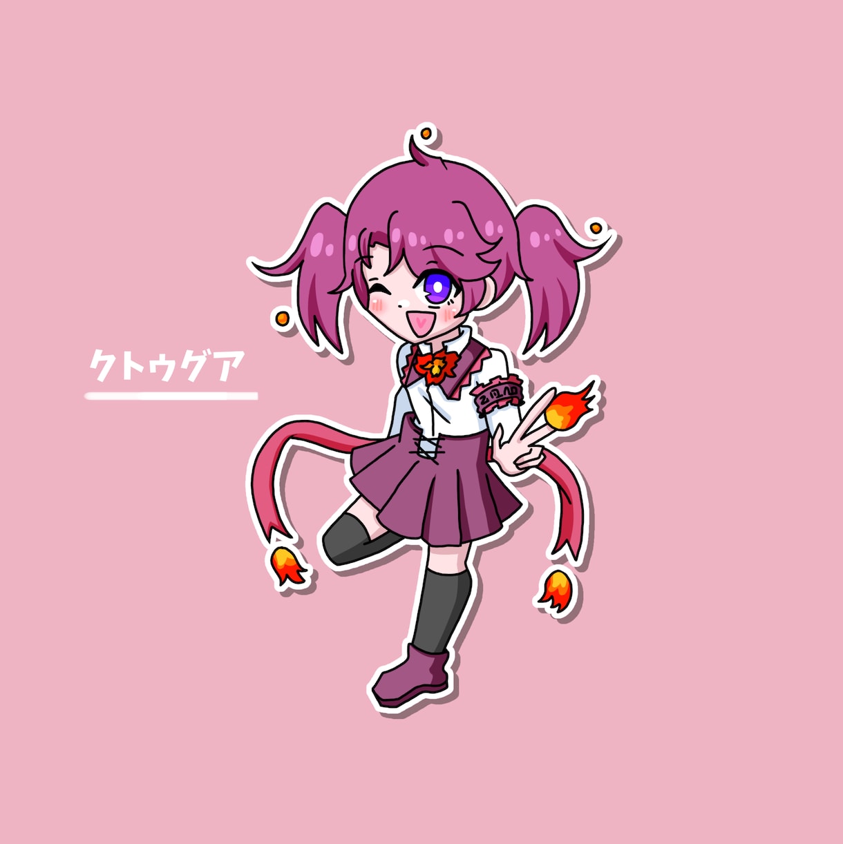 ミニキャラ・SDキャラ描きます 丸っこい線とアニメ塗りTRPG、SNS、配信OK！ イメージ1