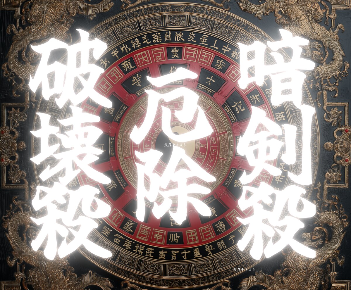 六白金星【暗剣殺/破壊殺 /厄除け】祈願・鑑ます 六白金星の2026年は暗剣殺・破壊殺・厄の三重苦。厄除け祈願 イメージ1