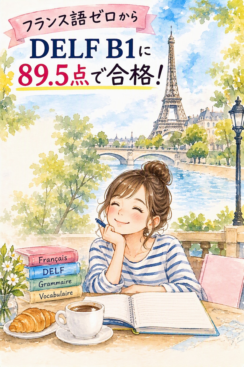 フランス語試験 DELF B1合格のヒント教えます 勉強法や工夫したこと【PDF12枚+学習スケジュール表8枚】 イメージ3