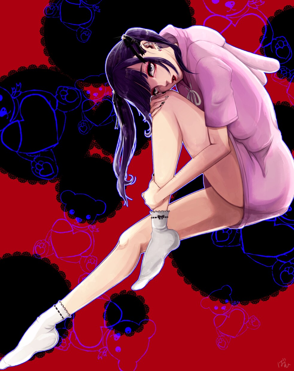 ご希望のイラストお描きします 目力強め女子のイラストお任せください！ イメージ7