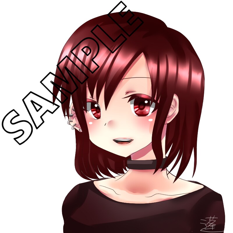 美化したSNS用アイコン・似顔絵描きます Twitter・LINEなどで使えるアイコン用イラスト！ イメージ2