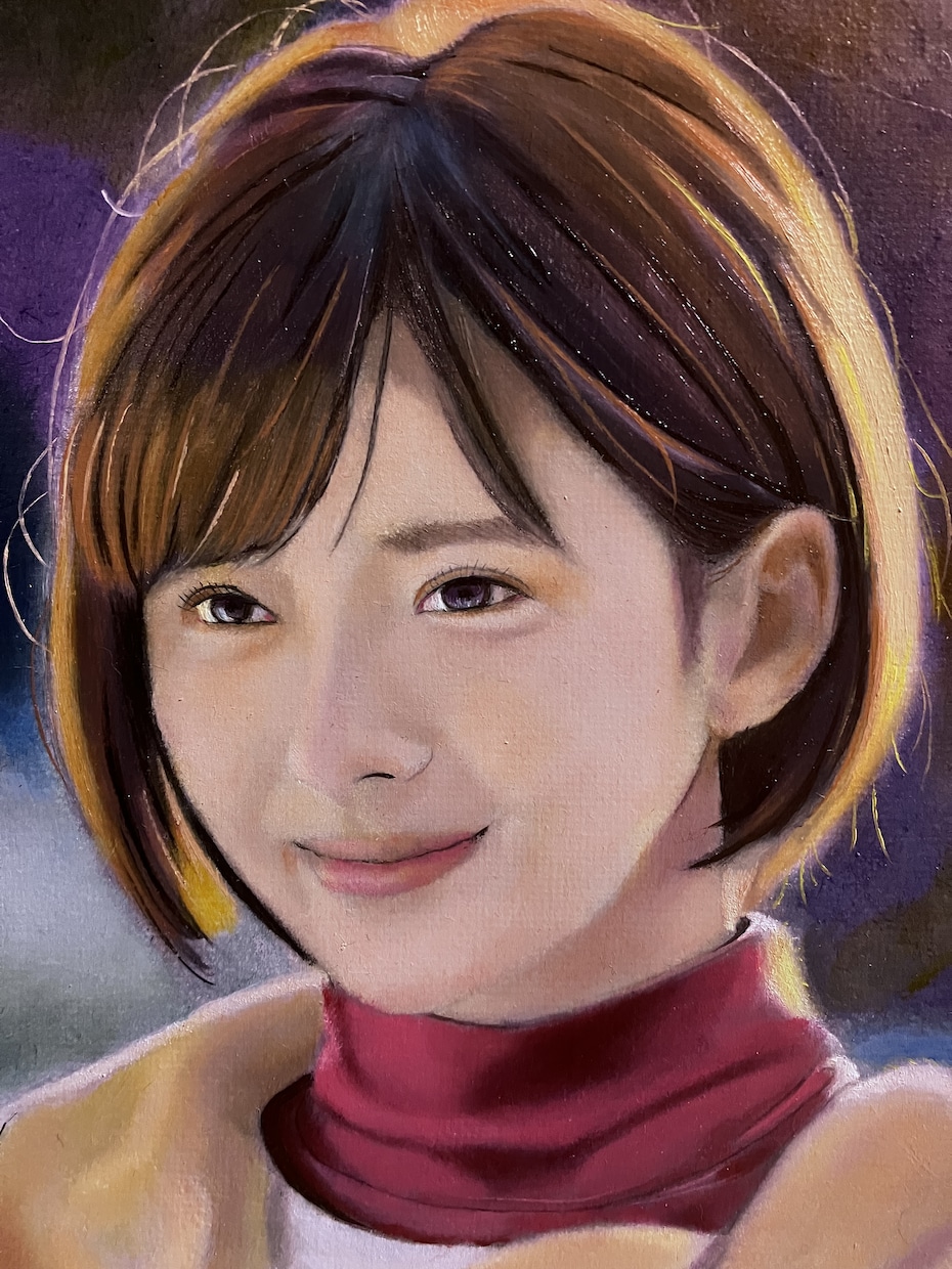 油絵で似顔絵、肖像画を描きます リアルな似顔絵、肖像画を描きます イメージ2