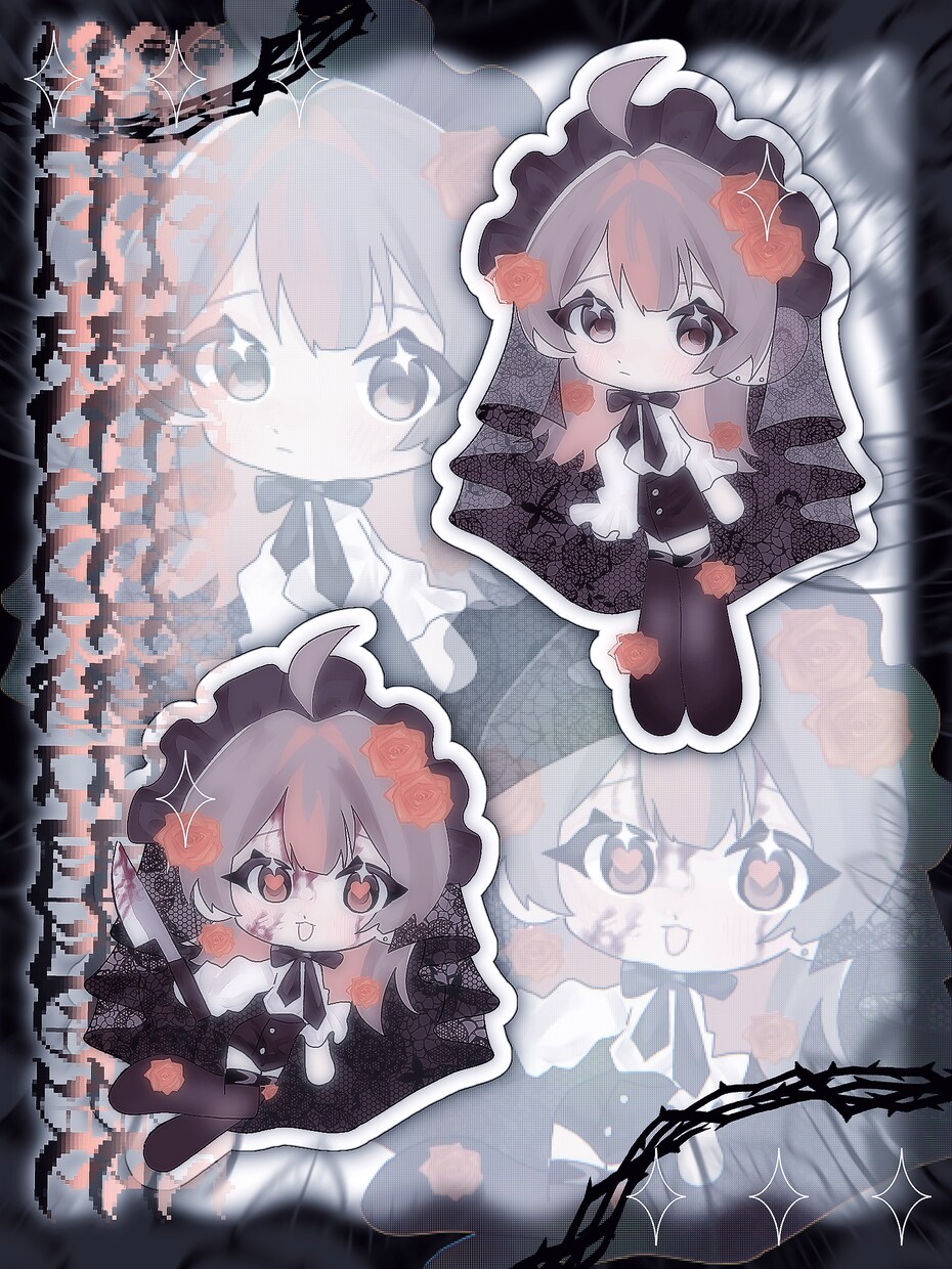 かわいいミニキャラであなただけの世界観を描きます 可愛いミニキャラのイラストを作成します イメージ1