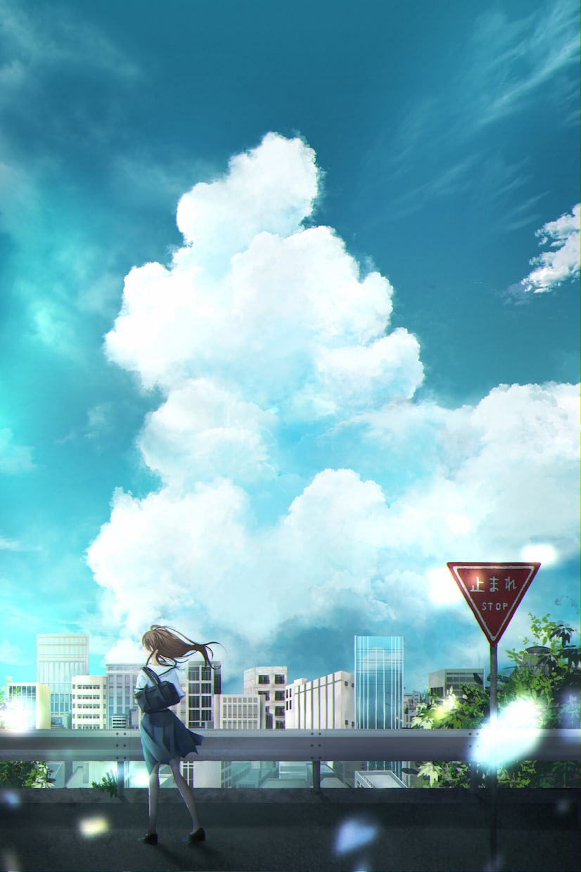 幻想的な風景、背景をお描きします 星空や入道雲など情緒的な景色が好きな方へ イメージ4