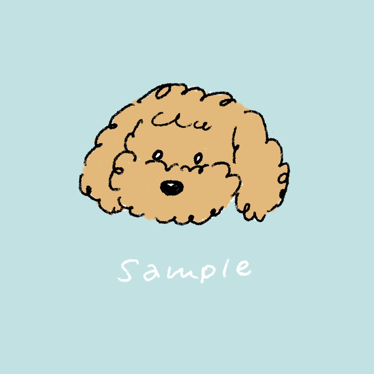 ゆるかわいい、わんちゃんの似顔絵を描きます かわいい愛犬のイラストをアイコンに使ってみませんか？ イメージ5