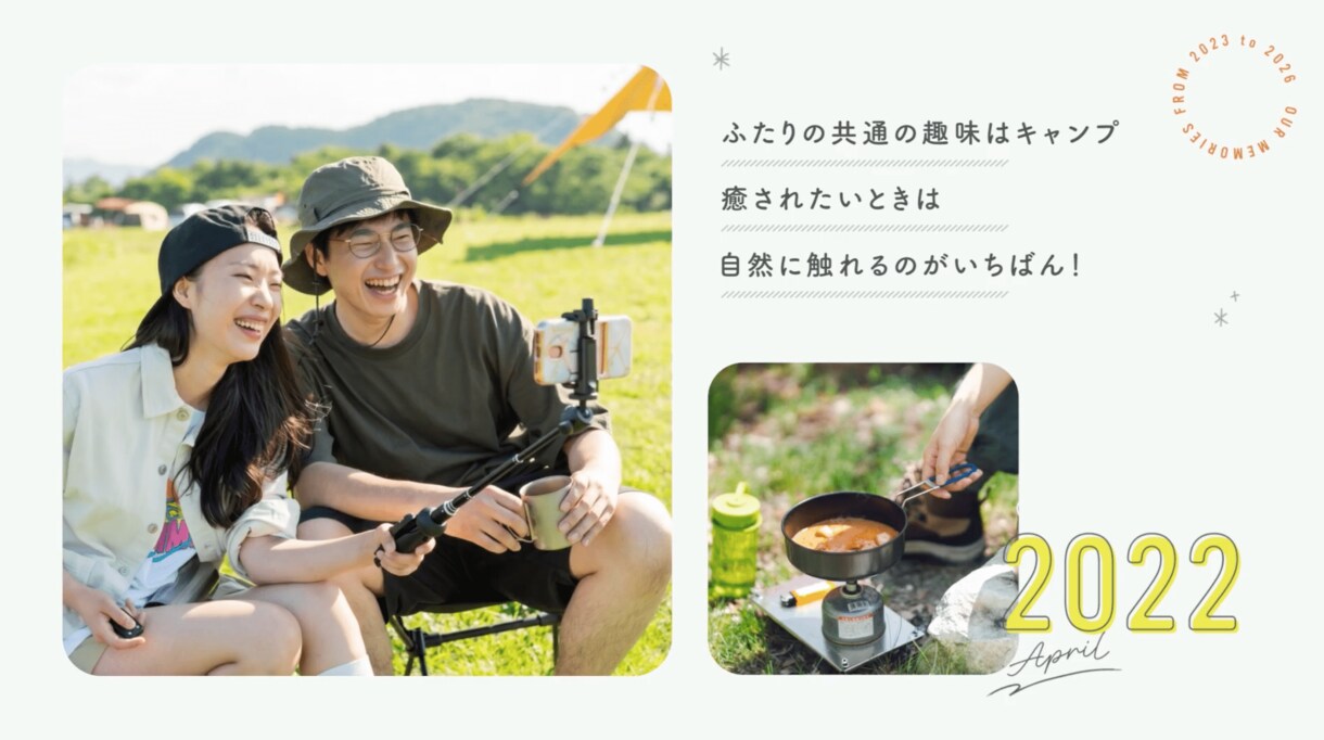 まるで雑誌！POPなプロフィールムービーを作ります 式場規定への対応可能 / DVD・Blu-ray無料 イメージ7