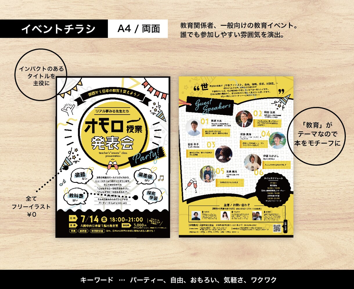 あなた「らしさ」まで伝わるチラシをデザインします 【キッズ、ファミリー、女性】幅広いテイストをご提案 イメージ5
