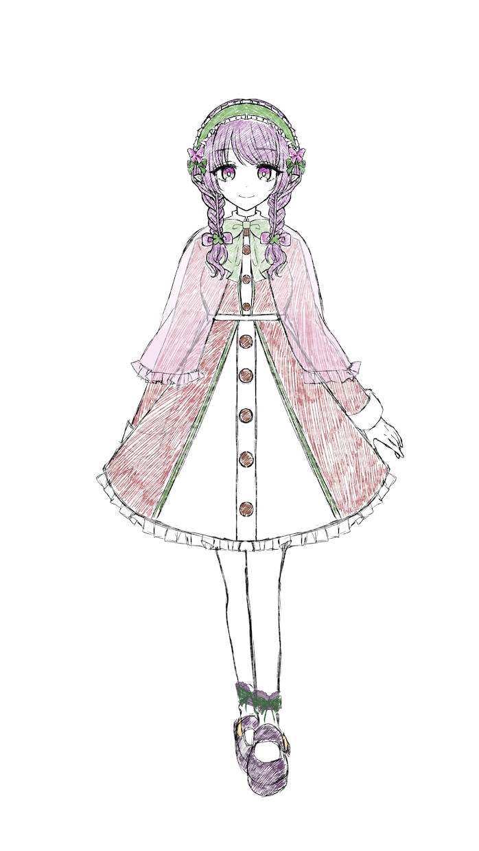 Vtuberやキャラクターデザインします Vtuberの身体が欲しい、新しい姿になりたい！寄り添います イメージ1