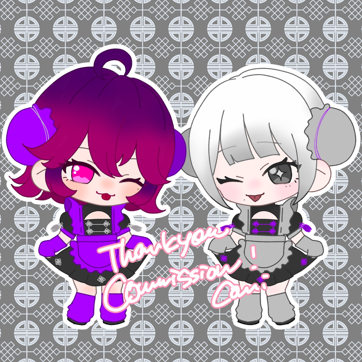 SNS等のアイコン可✨イラスト描きます かわいい ミニキャラ ちびキャラをアイコンにどうですか✨ イメージ2