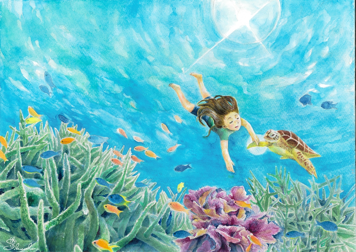 色鉛筆で絵を描きます 絵本のような繊細な世界観の絵　色鉛筆デッサン　イラスト イメージ8