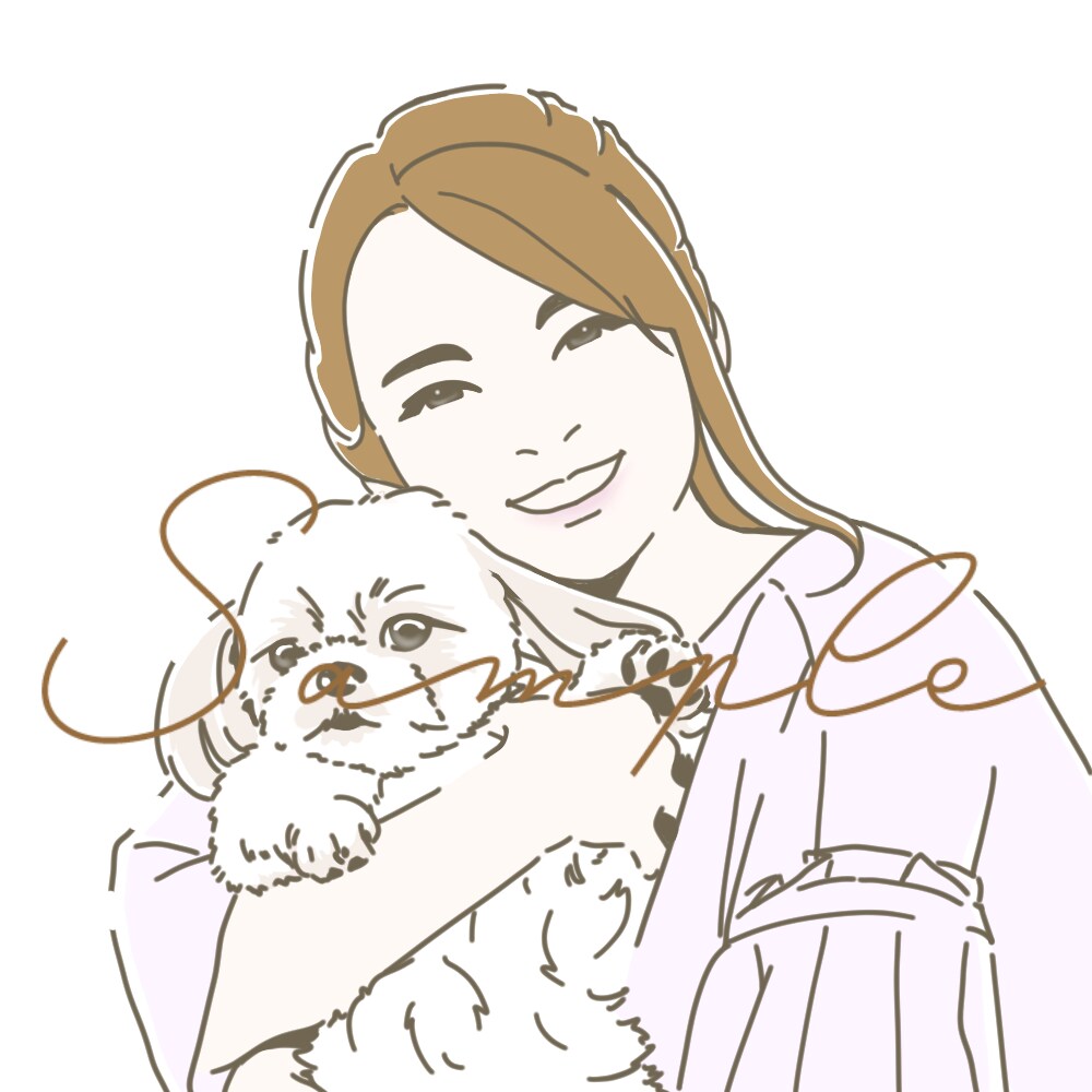 写真からふんわり似ている似顔絵イラストお描きします SNSのアイコンや、ブログ、プレゼントに♪ イメージ5