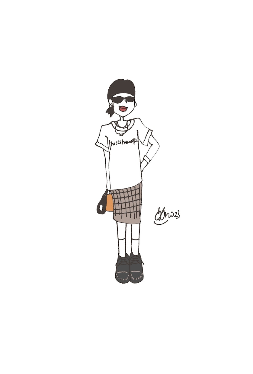 ゆるくてかわいい全身イラスト描きます SNSのアイコンに♩ファッションイラスト イメージ1