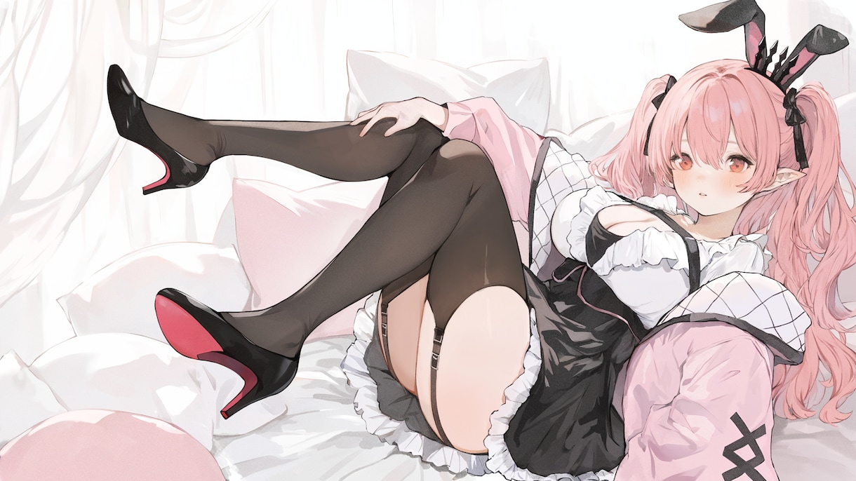 かわいい・透明感のあるイラストを丁寧に形にします 透き通るような星空や青空、女性を主に描いています。 イメージ5