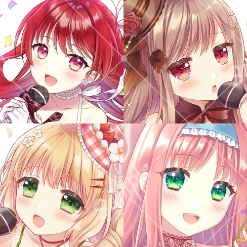オリジナルの可愛い女の子のイラストをお描きします SNS等のあなただけの可愛い・かっこいいアイコンが欲しい方に イメージ3