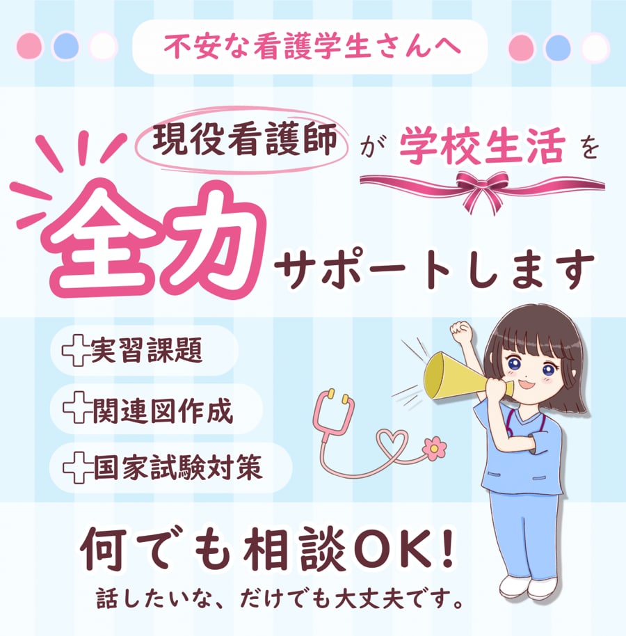 看護学校首席で卒業した私がサポートします 看護学生のお手伝い、なんでもやります！ イメージ1