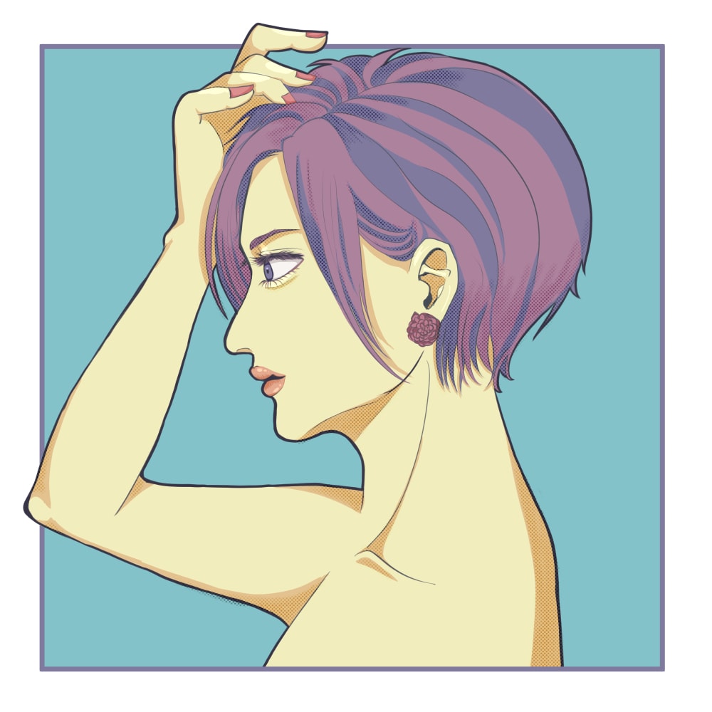エモい似顔絵描きます SNSのアイコンや名刺用の挿絵に大活躍！ イメージ6