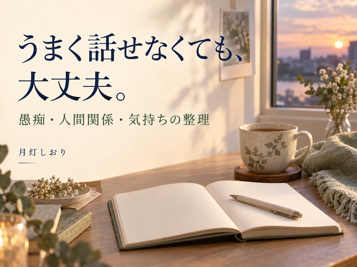 お話を聞きながら悩みの整理をお手伝いします 愚痴・人間関係・日々のもやもやを、文章でゆっくり イメージ1