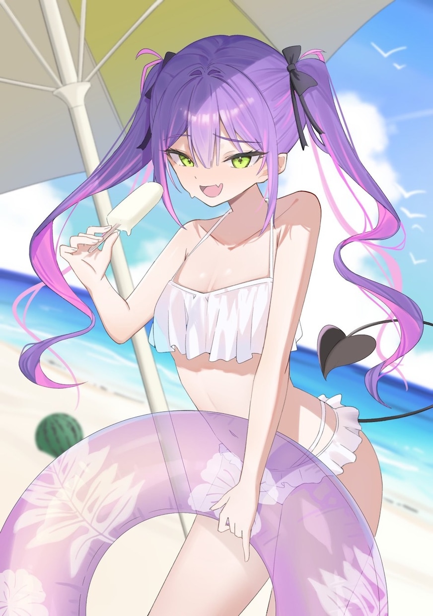透明感のある可愛いイラスト描きます 儚くてかわいい雰囲気が得意です イメージ8