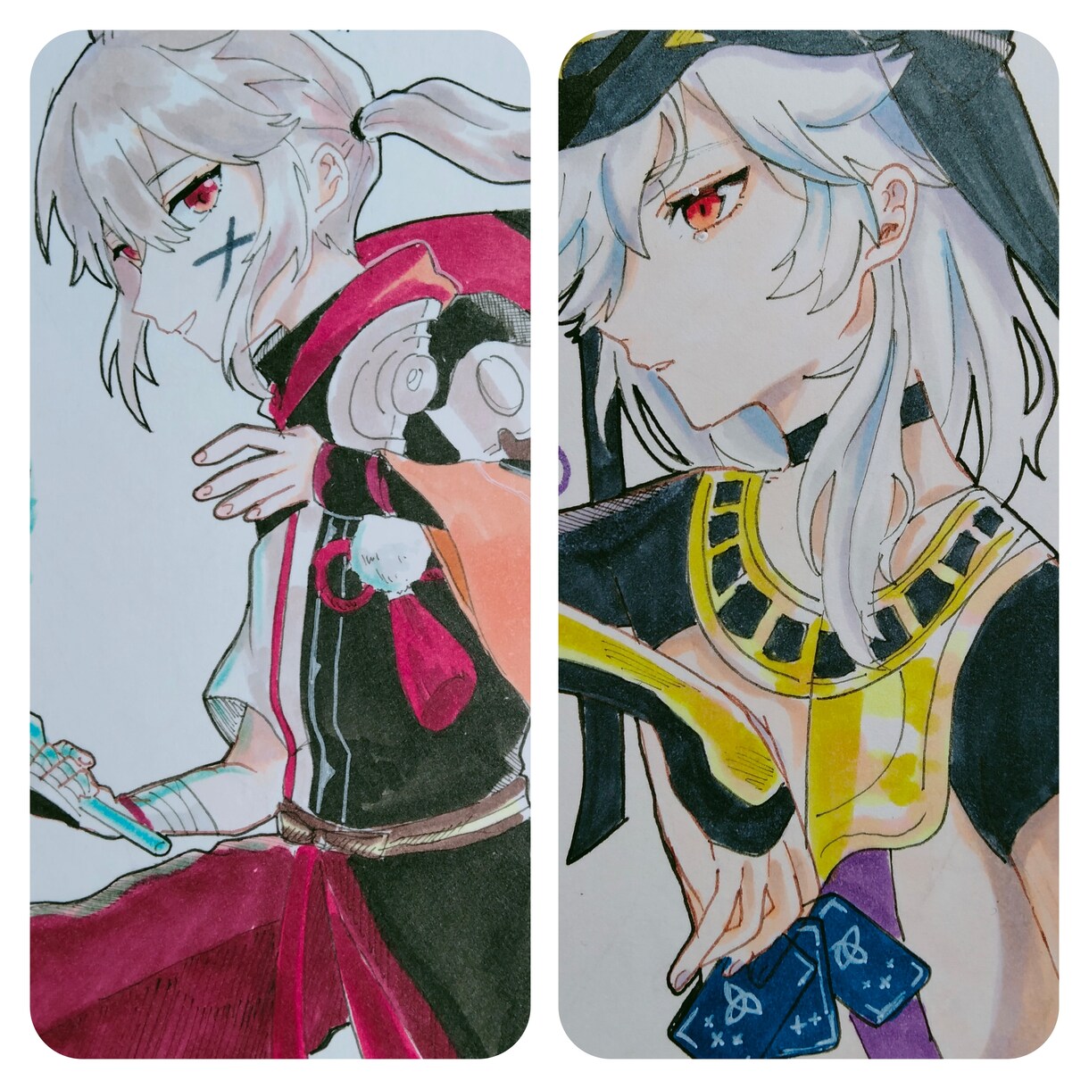 アナログ色紙描きます コピックでご希望のイラストを制作します イメージ3