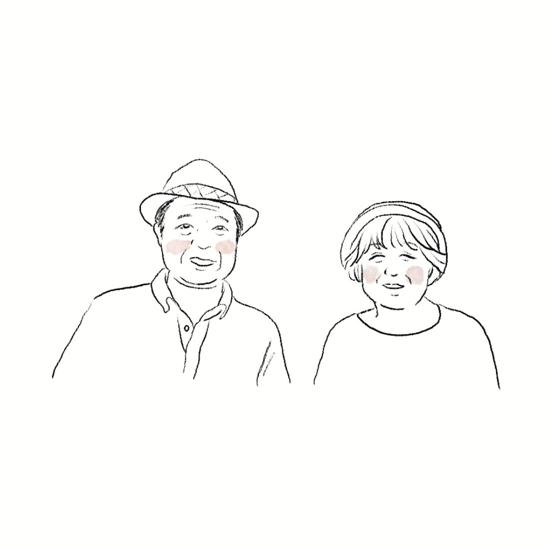 写真をシンプルにほっこりする線画で描きます アイコンに！プレゼントに！癒されるイラストにします♡ イメージ7