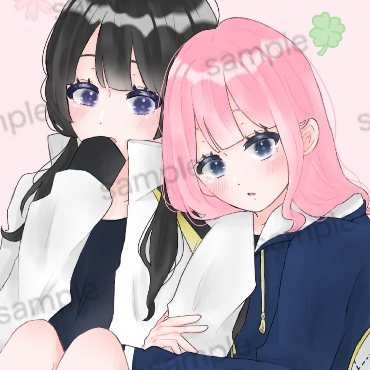 イラスト(夢絵、コテ同など)お描きします オリジナルキャラクター、推しなど… イメージ6