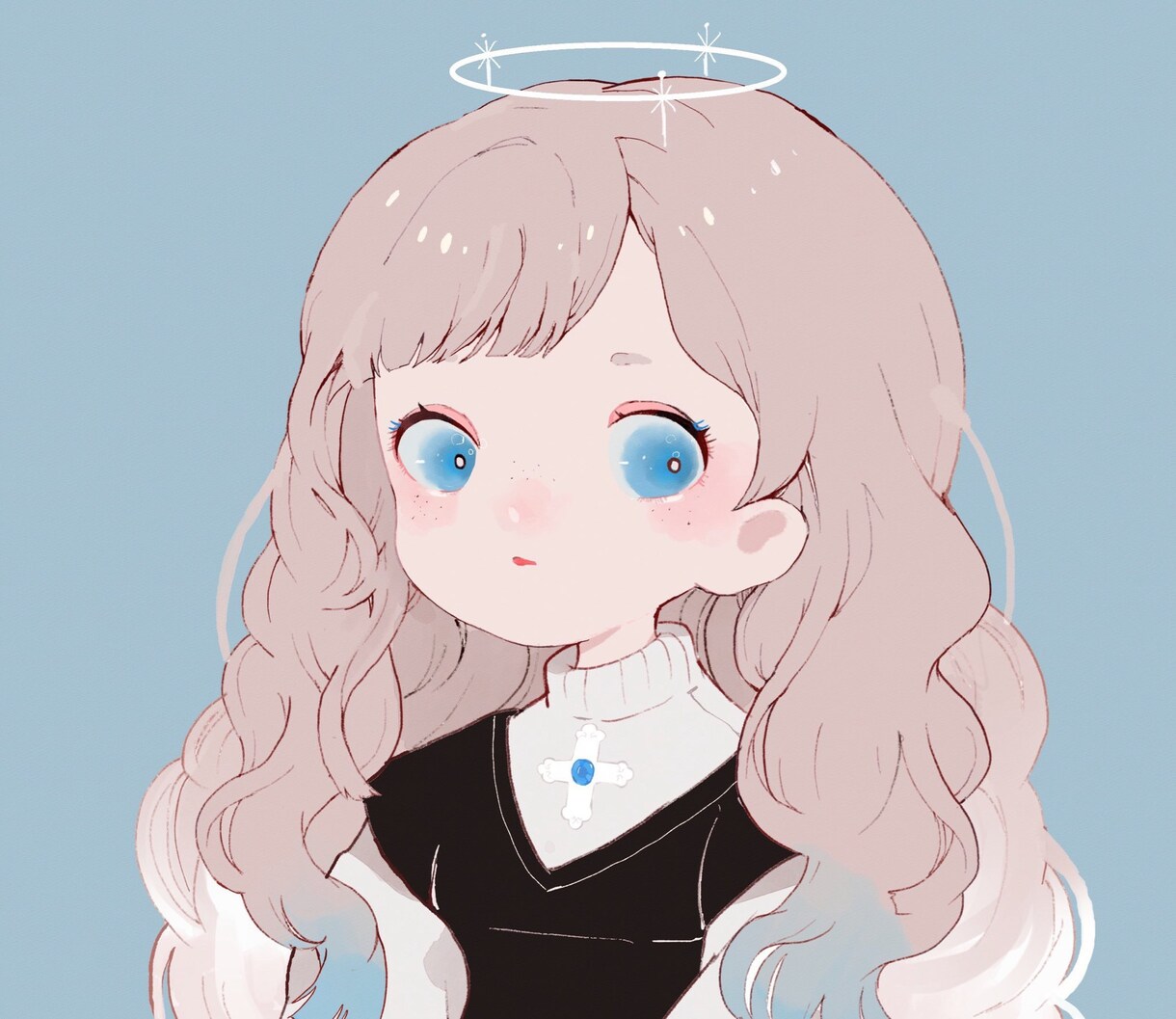 ふんわりした雰囲気のアイコン、イラスト描きます アイコン、挿絵、その他イラストを可愛くしたい方におすすめです イメージ2