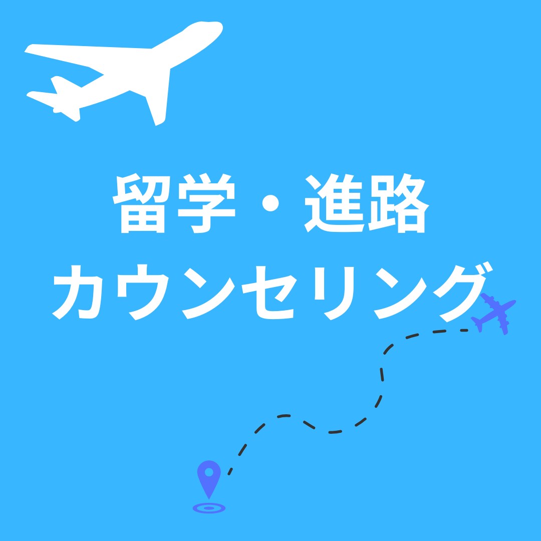 留学相談・進路カウンセリングをします 不登校でも留学を諦めない方法を一緒に考えます イメージ1