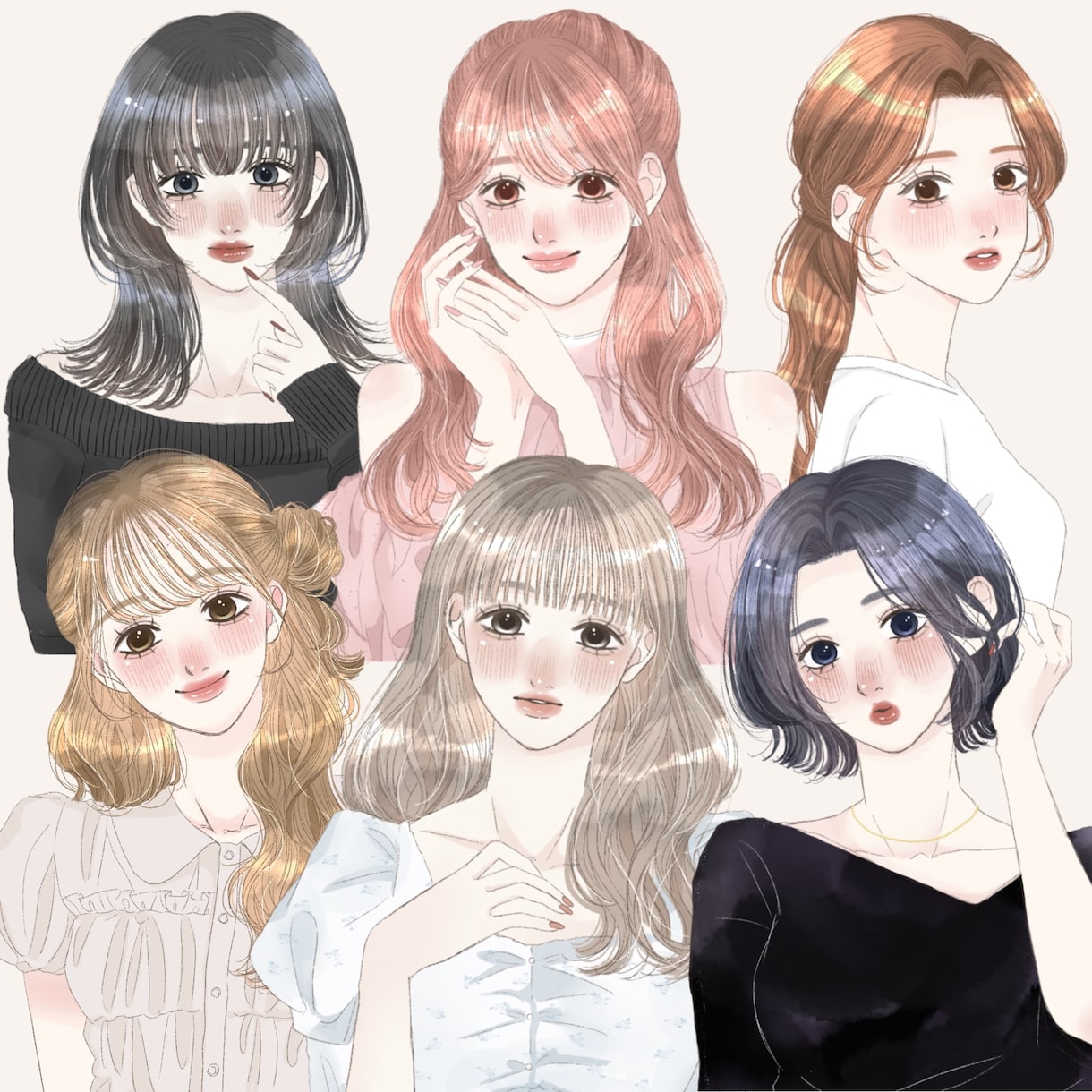 商用OK♡SNSで映えるかわいいイラスト描きます 企業実績あり◎美容・配信・歌ってみたに イメージ6