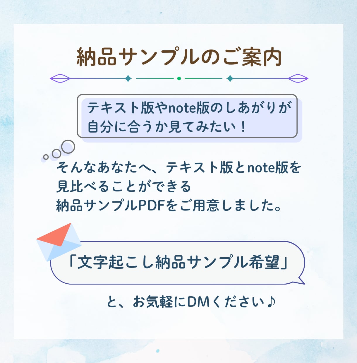音声・動画配信を読みやすいnote記事に整えます 話した内容を記事に！音声を資産記事へ整えます イメージ9