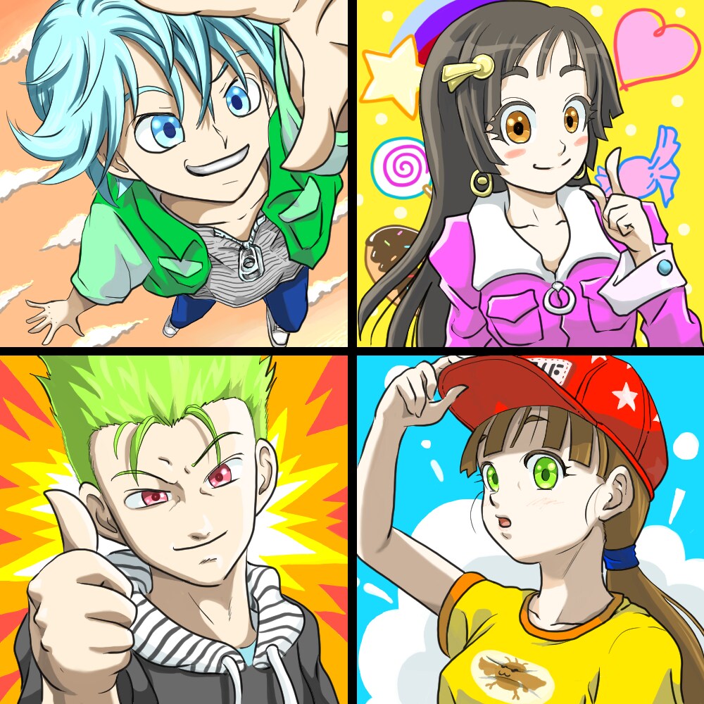 ＳＮＳなどで使えるアイコン描きます ポップ＆キャッチー＆キュートなアイコン！ イメージ1