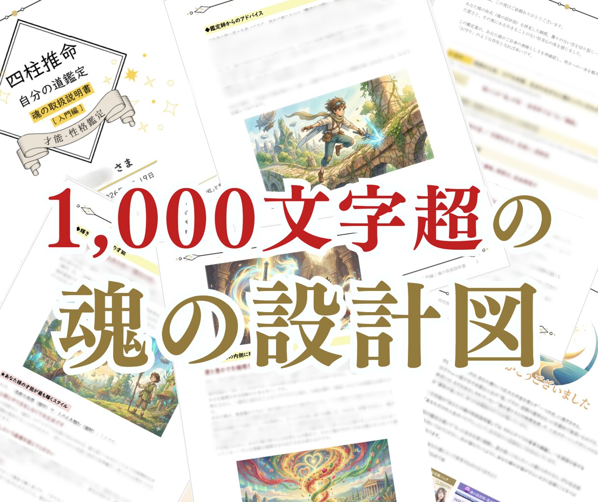 四柱推命｜あなたの「才能」と「性格」を照らします 1000字超｜自分を好きになるための「魂の取扱説明書」入門編 イメージ2