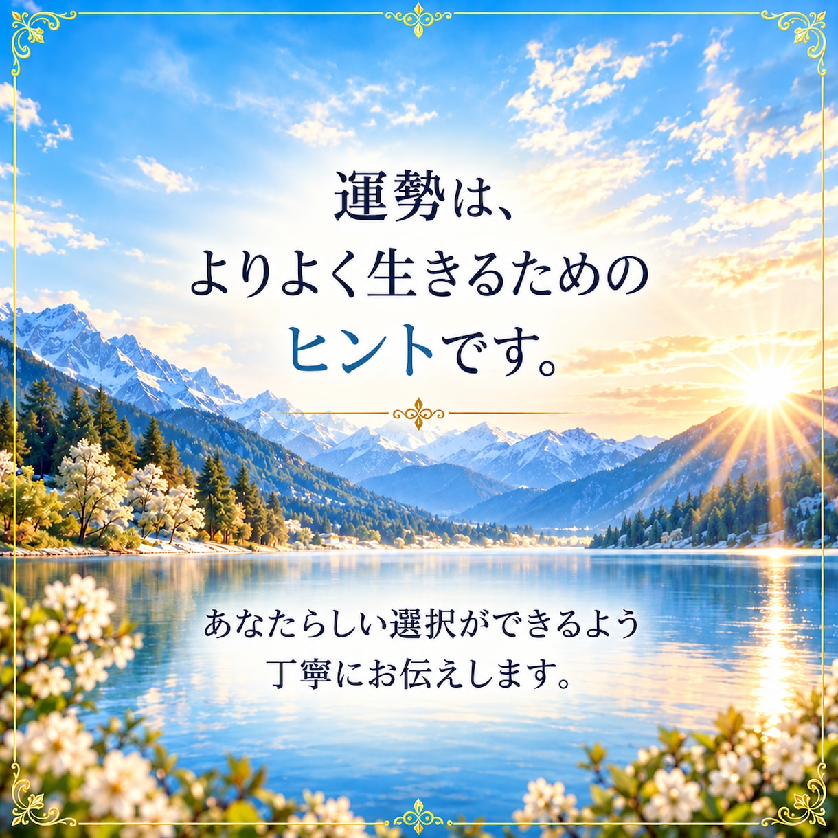 2027年の運勢・開運術を四柱推命で占います 仕事・恋愛・金運など、一年の流れと過ごし方を丁寧に鑑定します イメージ2