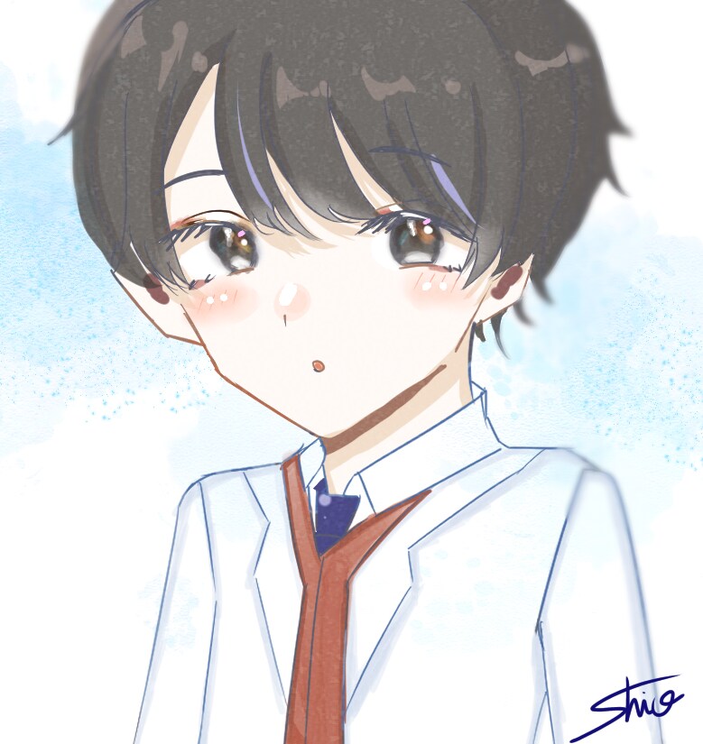 爽やかイケメンアイコンイラストお描き致します 相談だけでも◎！ご気軽に相談お待ちしております！ イメージ4