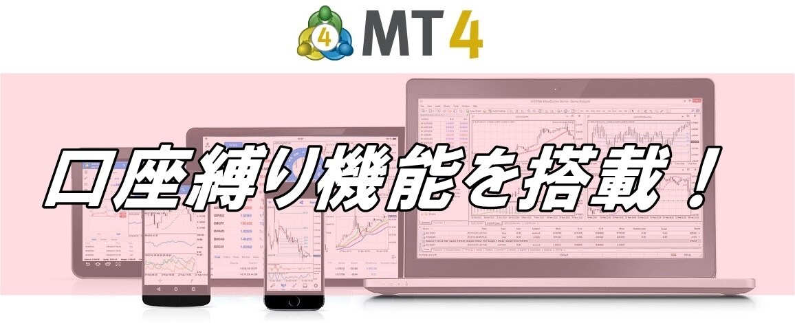 MT4、EAに口座制限機能をかけます 不正コピー、転売防止機能です！ イメージ1