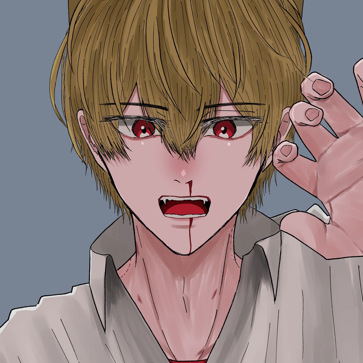 魅力的な男の子のアイコン/イラスト描きます あなたが希望する男性バストアップアイコンを作成いたします イメージ3